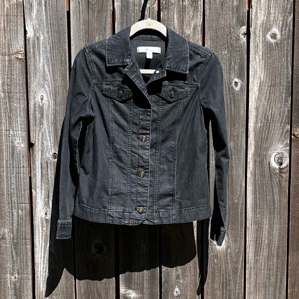 Croft & Barrow denim jean jacket size XS